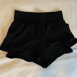 Fabletics sports bra and shorts